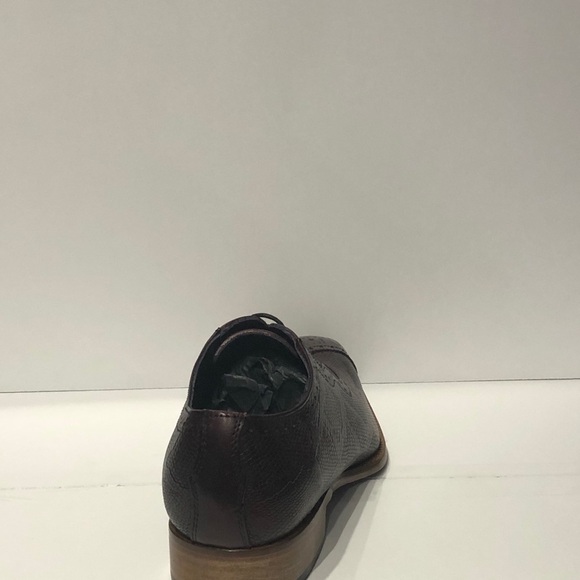 Duca shoes burgundy oxford point toe Atalian - Picture 4 of 5